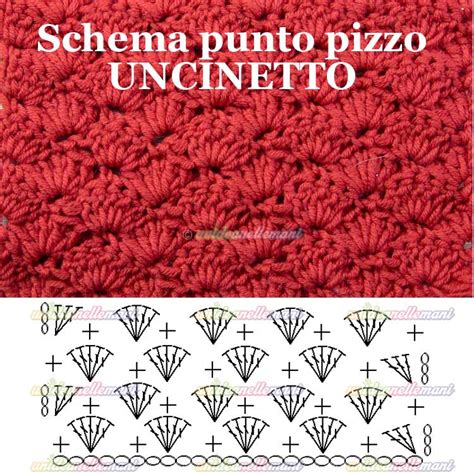 punto prada uncinetto schema|punti a uncinetto schema.